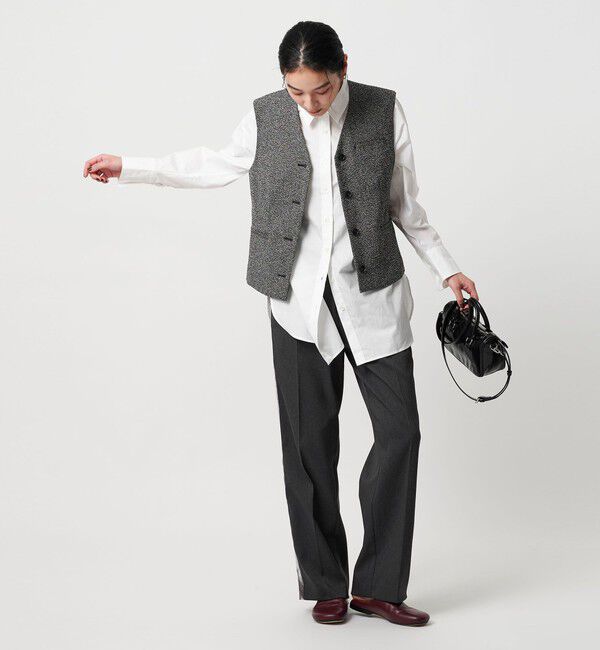 BEAUTY&YOUTH UNITED ARROWS「ポリエステル ツイードライクベスト」|ベスト・ジレ|