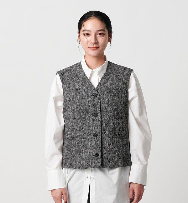 BEAUTY&YOUTH UNITED ARROWS「ポリエステル ツイードライクベスト」|ベスト・ジレ|