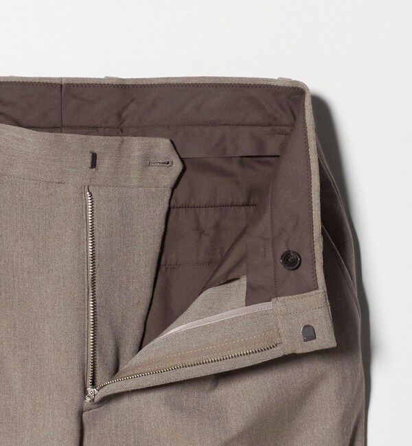 BEAUTY&YOUTH UNITED ARROWS「アルガン TR 1プリーツ テーパード パンツ NO.7」|チノ|