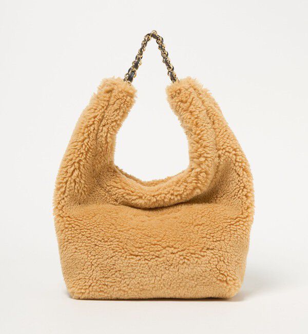 BEAUTY&YOUTH UNITED ARROWS「【一部別注】＜VIOLAd&rsquo;ORO＞ELMO ボア チェーン ショルダーバッグ」|ショルダー・メッセンジャー|