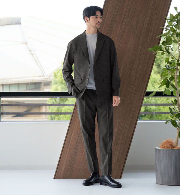 BEAUTY&YOUTH UNITED ARROWS「【WEB限定 WARDROBE SMART】LANATEC リラックス セットアップ/ジャケット＆イージーパンツ」|スーツ|