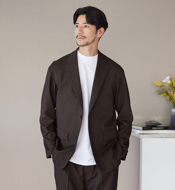 BEAUTY&YOUTH UNITED ARROWS「【WEB限定 WARDROBE SMART】LANATEC リラックス セットアップ/ジャケット＆イージーパンツ」|スーツ|