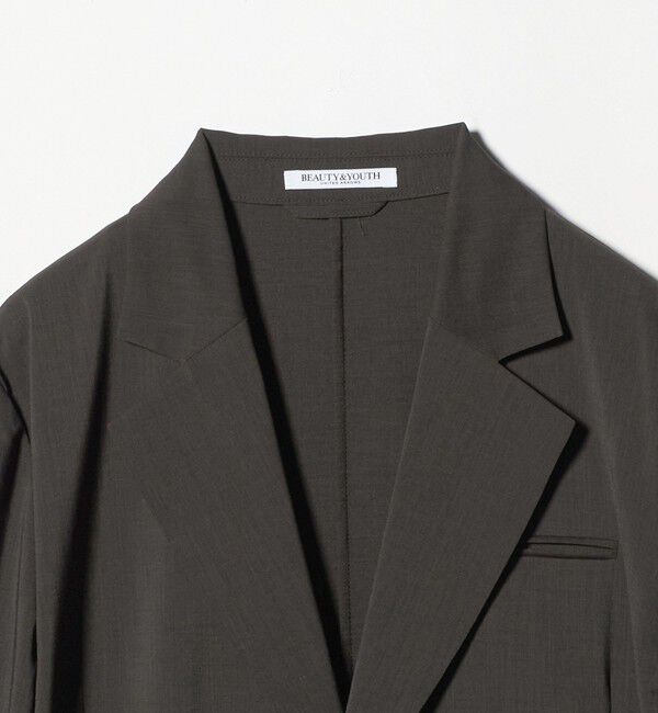 BEAUTY&YOUTH UNITED ARROWS「2ボタンシングルジャケット ウォッシャブル 吸水速乾 UVカット」|テーラードジャケット|