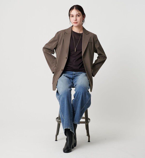 BEAUTY&YOUTH UNITED ARROWS「2ボタンシングルジャケット ウォッシャブル 吸水速乾 UVカット」|テーラードジャケット|