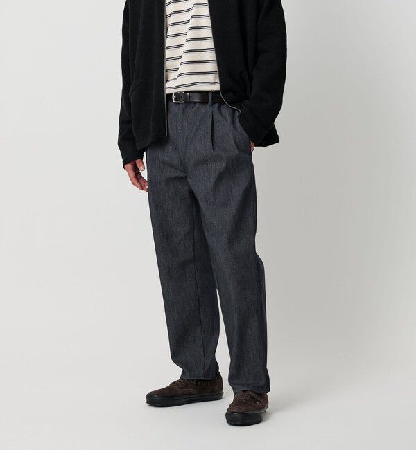 BEAUTY&YOUTH UNITED ARROWS「FUNCTIONAL デニム イージー パンツ マルチ機能付き」|チノ|NAVY