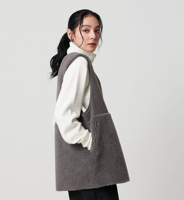 BEAUTY&YOUTH UNITED ARROWS「【WEB限定】ボア&times;フェイクムートン リバーシブルベスト」|ダウンベスト・ベスト|