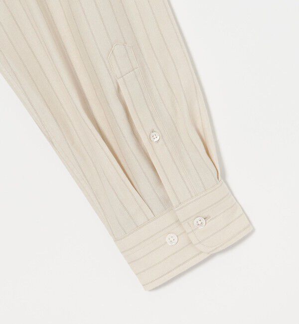 STEVEN ALAN「＜Steven Alan＞ ネル  ストライプ レギュラーカラー シャツ NARROW」|シャツ・ブラウス|