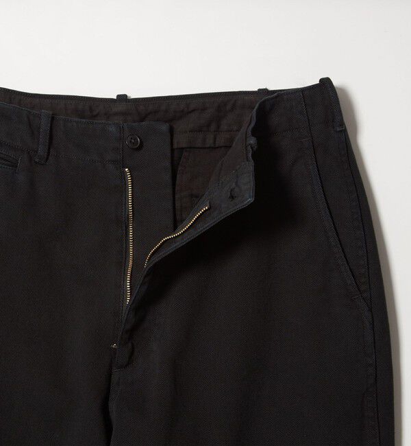 STEVEN ALAN「＜Steven Alan＞ ツイル ガーメントダイ アーミー ノープリーツ トラウザーズ」|チノ|