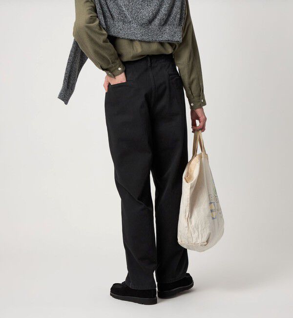 STEVEN ALAN「＜Steven Alan＞ ツイル ガーメントダイ アーミー ノープリーツ トラウザーズ」|チノ|