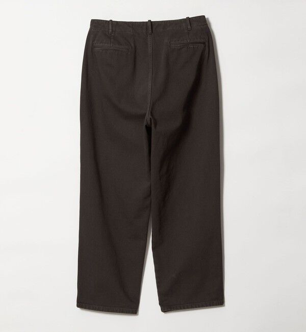 STEVEN ALAN「＜Steven Alan＞ ツイル ガーメントダイ アーミー ノープリーツ トラウザーズ」|チノ|