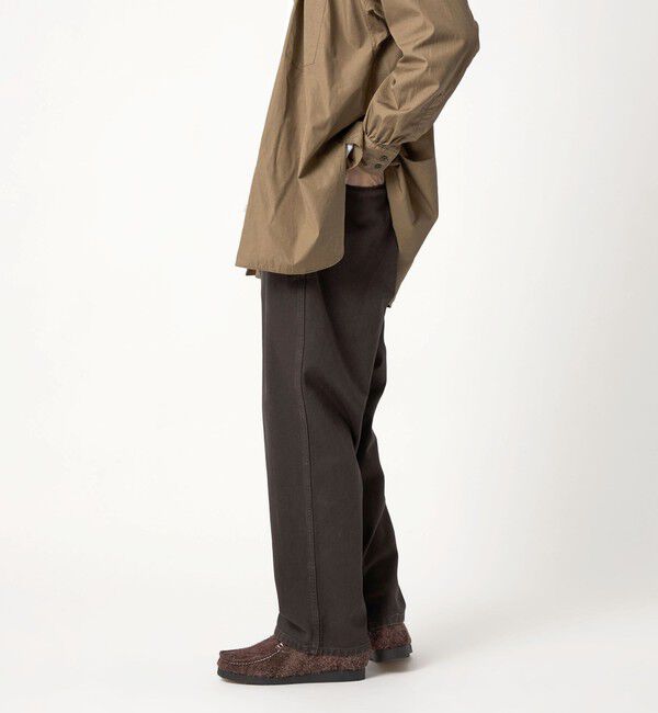 STEVEN ALAN「＜Steven Alan＞ ツイル ガーメントダイ アーミー ノープリーツ トラウザーズ」|チノ|