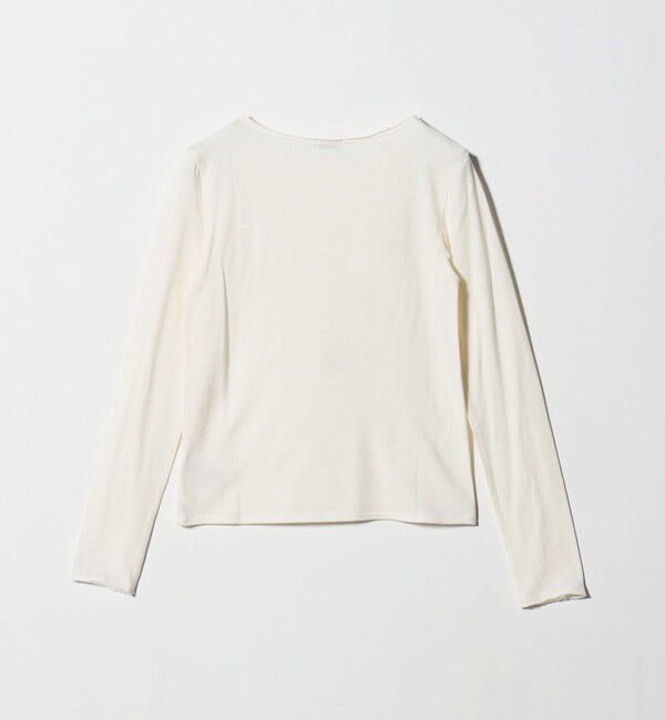 STEVEN ALAN「＜Steven Alan＞コットン カシミヤ カットオフ プルオーバー」|Tシャツ・カットソー|