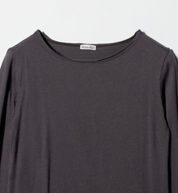 STEVEN ALAN「＜Steven Alan＞コットン カシミヤ カットオフ プルオーバー」|Tシャツ・カットソー|