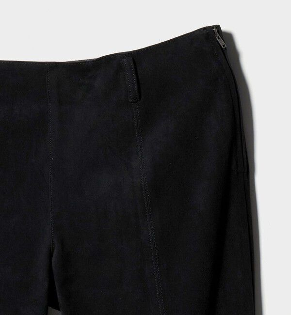 ATTISESSION「＜ATTISESSION＞スエードライク ストレート パンツ」|チノ|