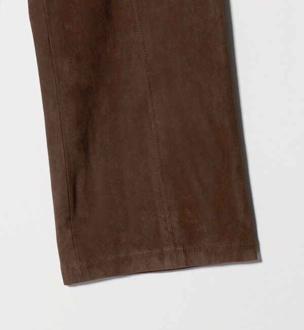 ATTISESSION「＜ATTISESSION＞スエードライク ストレート パンツ」|チノ|