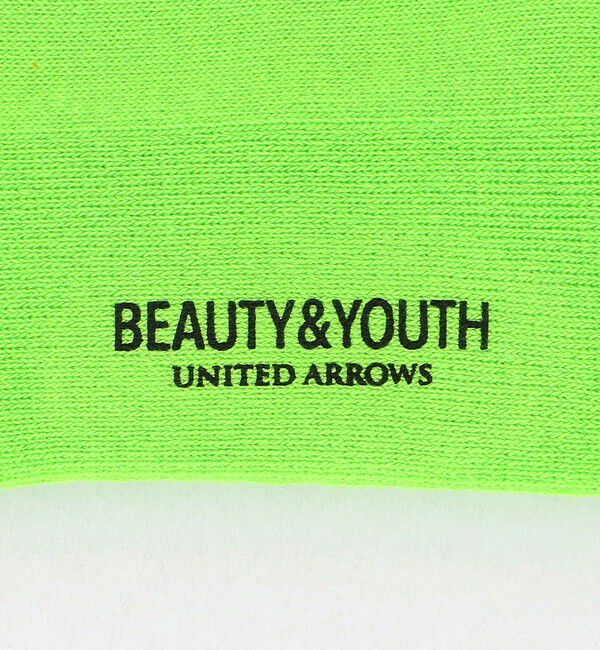 BEAUTY&YOUTH UNITED ARROWS「 フリーダム スタンダード ロゴ ソックス」|ソックス|