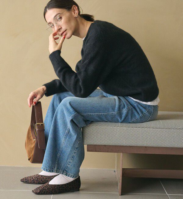 BEAUTY&YOUTH UNITED ARROWS「フォックスカシミヤブレンド クルーネックニットプルオーバー」|ニット・セーター|