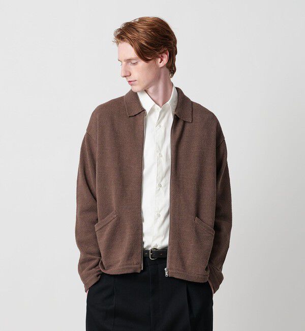 BEAUTY&YOUTH UNITED ARROWS「スラビー ポロニット ジャケット」|カーディガン|MOCA