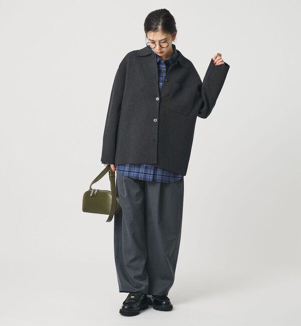 BEAUTY&YOUTH UNITED ARROWS「コットンウールブレンド ミラノリブ シャツカーディガン ウォッシャブル」|カーディガン|