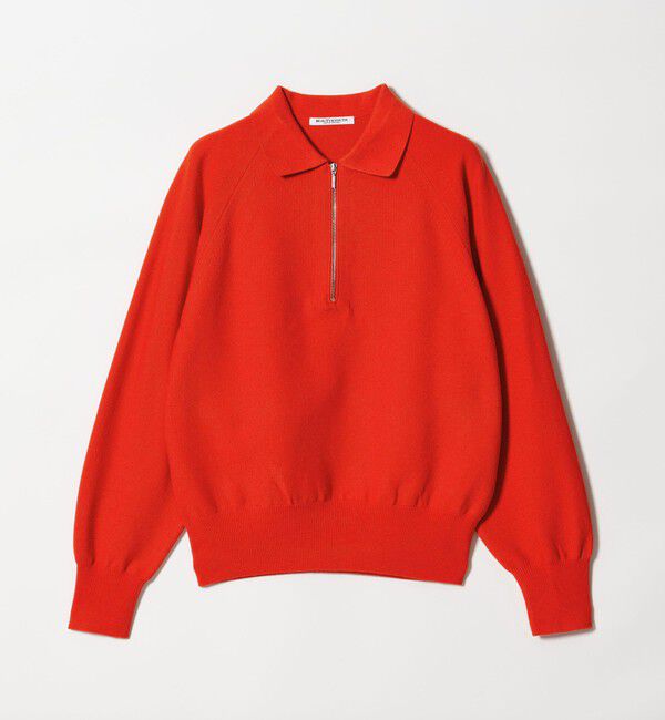 BEAUTY&YOUTH UNITED ARROWS「カノコニット ハーフジッププルオーバー ウォッシャブル」|ニット・セーター|