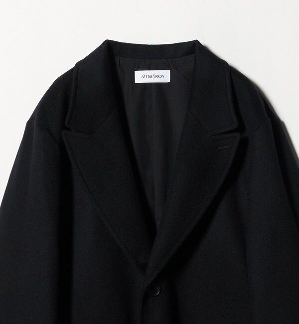 ATTISESSION「＜ATTISESSION＞ビーバー ビッグ コートジャケット」|テーラードジャケット|