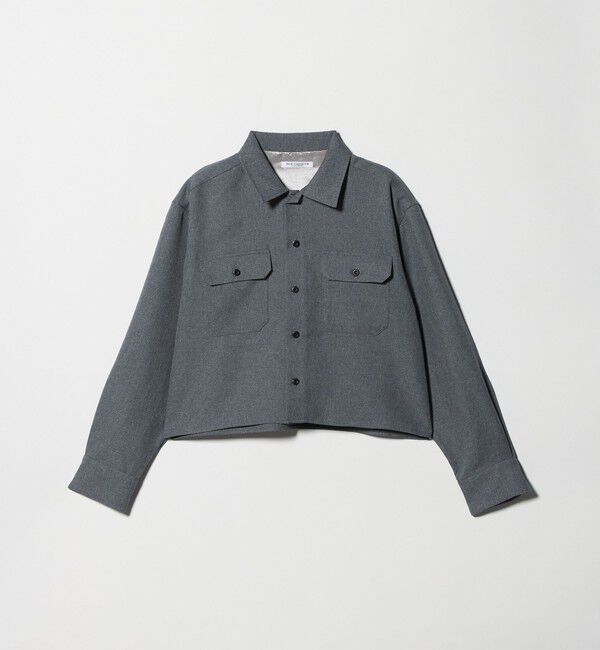 BEAUTY&YOUTH UNITED ARROWS「【WEB限定】ポリエステル ワイドショートシャツ」|シャツ・ブラウス|