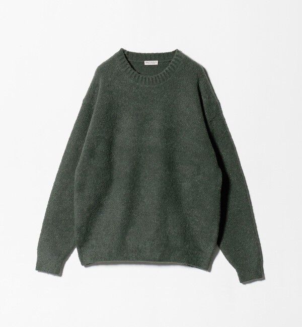 BEAUTY&YOUTH UNITED ARROWS「クリンプ コットンウール クルーネック ニット」|ニット・セーター|