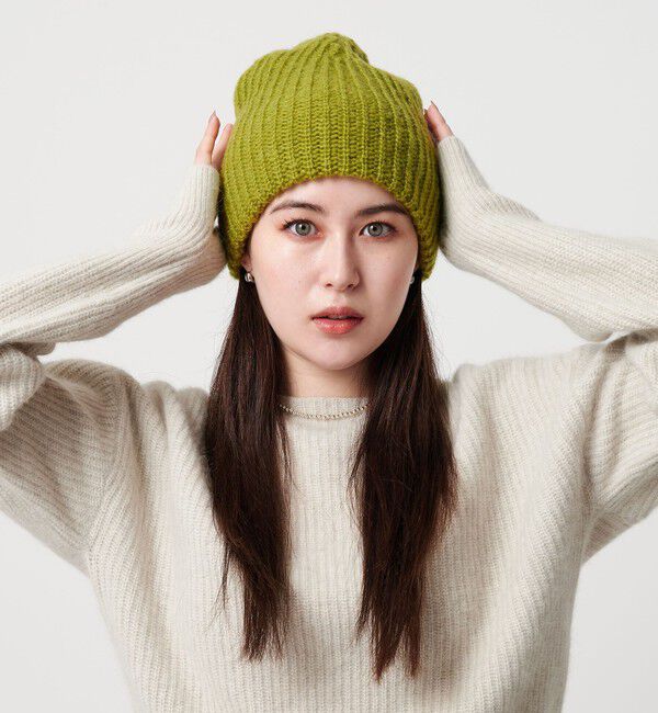 BEAUTY&YOUTH UNITED ARROWS「カラー ニットキャップ/オリーブ」|ニット帽|