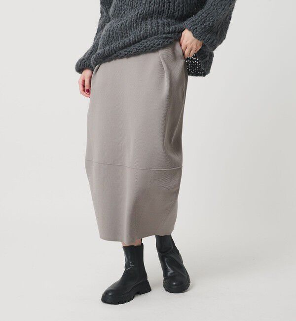 BEAUTY&YOUTH UNITED ARROWS「【WEB限定】ポリエステル コクーンニットスカート ウォッシャブル」|スカート|