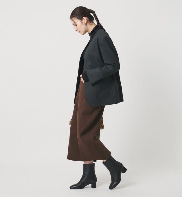 BEAUTY&YOUTH UNITED ARROWS「【WEB限定】ポリエステル コクーンニットスカート ウォッシャブル」|スカート|