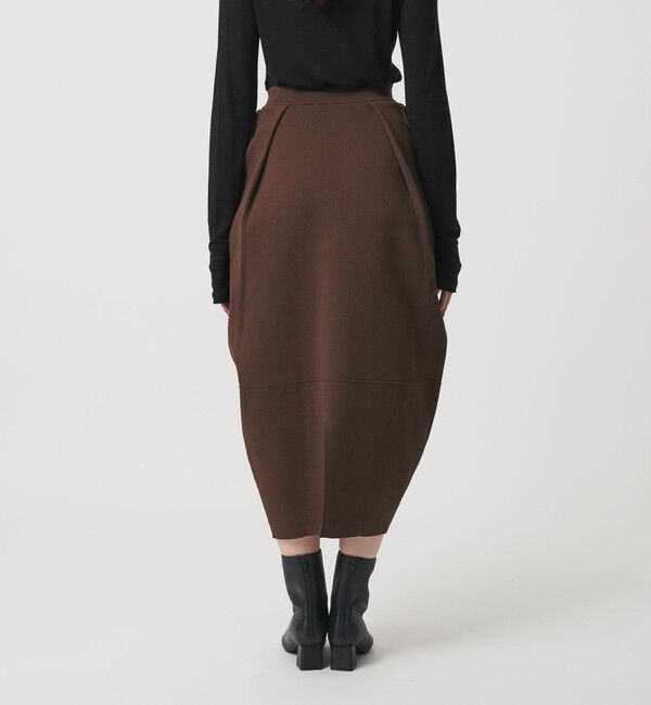 BEAUTY&YOUTH UNITED ARROWS「【WEB限定】ポリエステル コクーンニットスカート ウォッシャブル」|スカート|
