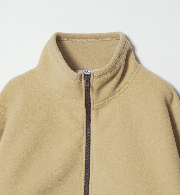 BEAUTY&YOUTH UNITED ARROWS「ポリエステルフリース ジップブルゾン」|ブルゾン・スタジャン|
