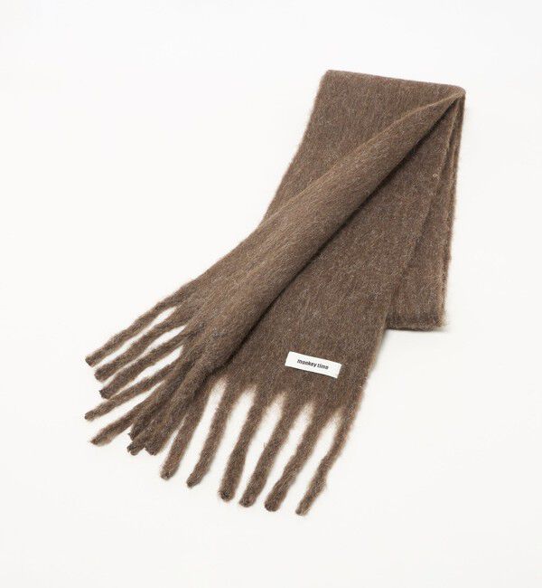 MONKEY TIME「ソリッド マフラー」|マフラー|DK.BROWN