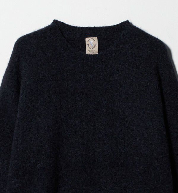 BEAUTY&YOUTH UNITED ARROWS「エアシャギー アルパカ クルーネック ニット」|ニット・セーター|
