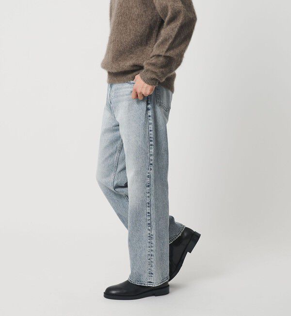 BEAUTY&YOUTH UNITED ARROWS「ハイフェード ニュアンス フレア 5P デニムパンツ NO.7」|チノ|COBALT