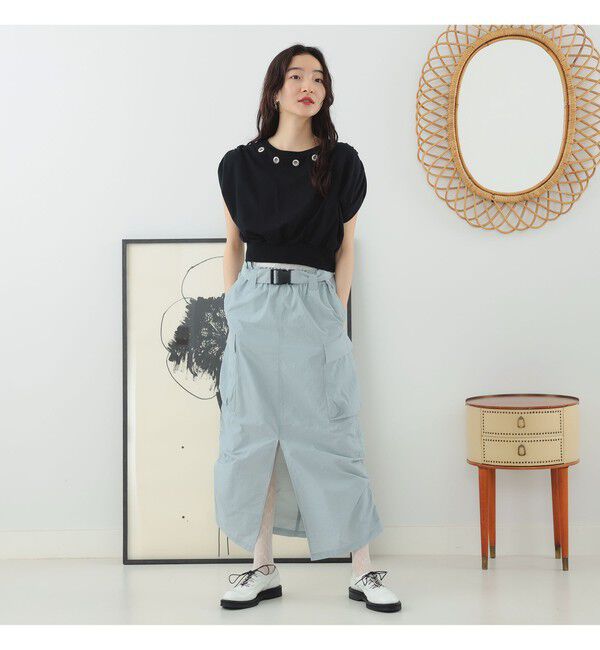 Ray BEAMS 「I Hate Monday / flower lace ストッキング white」|タイツ・ストッキング|