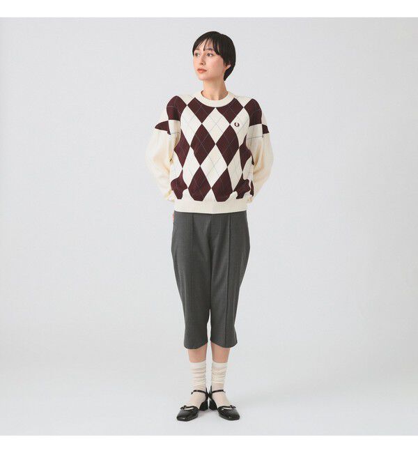 Ray BEAMS 「ストレッチ カプリ パンツ」|チノ|