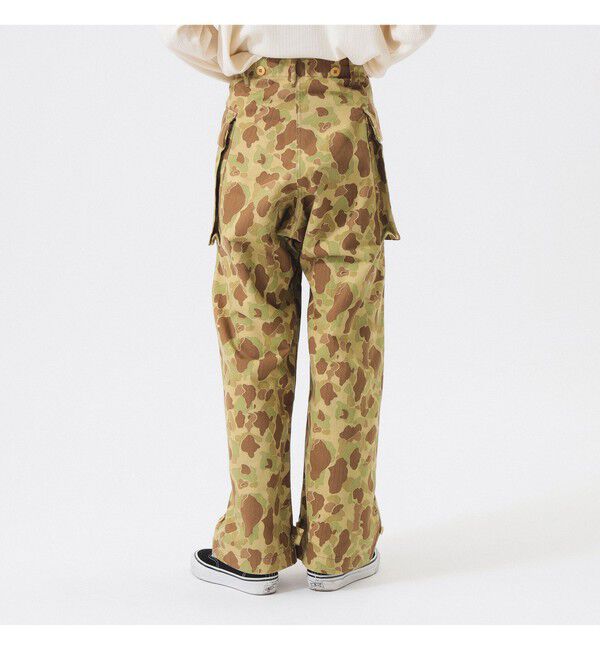 BEAMSBOY「【別注】BUZZ RICKSON'S / ヘリンボーン カモ パンツ」|チノ|