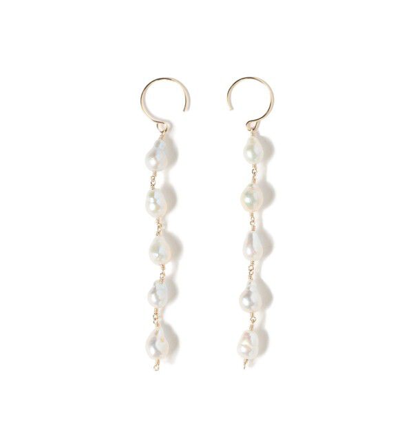 Demi-Luxe BEAMS 「【別注】jour couture / droop.01 ピアス」|その他|WHITE