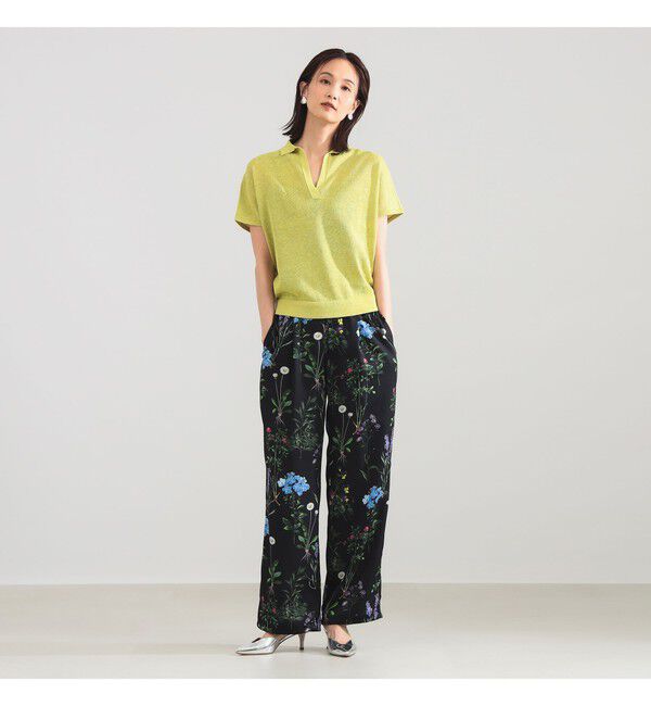 Demi-Luxe BEAMS 「SLOANE / 10ゲージ スキッパー ハーフスリーブ ニット」|ニット・セーター|