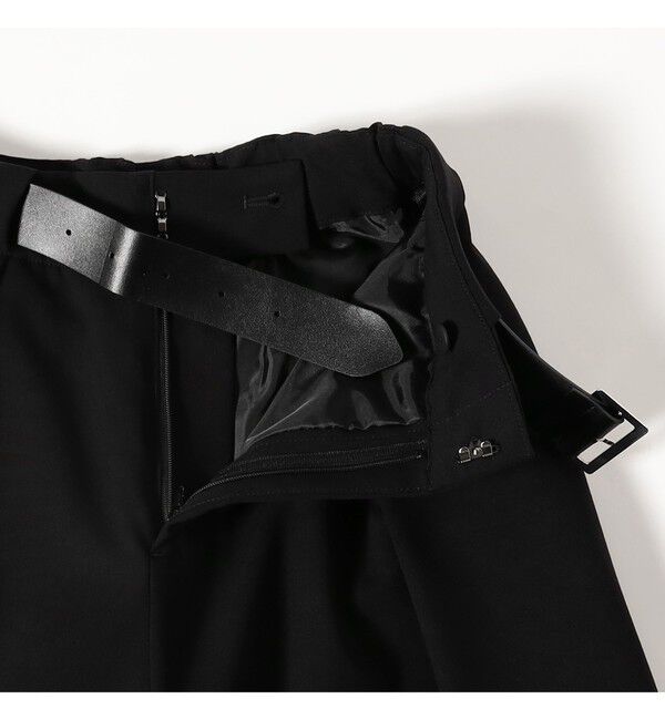 Ray BEAMS 「ベルテッド ワイド パンツ」|チノ|