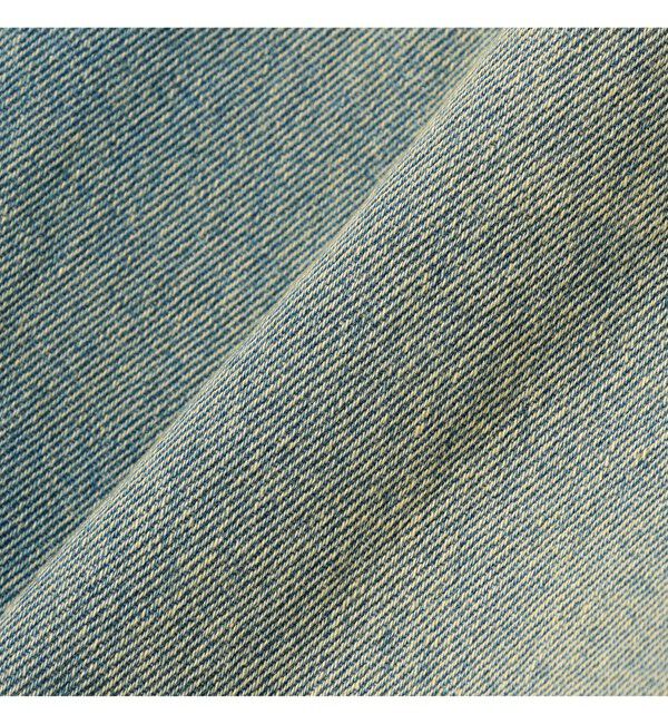 BEAMS「5ポケット クウォーターレングス ワイドデニム」|デニム|