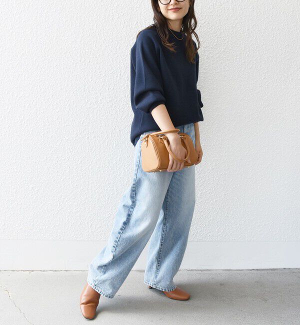 SHIPS any「SHIPS any:〈手洗い可能〉ミラノリブ スタンドネック プルオーバー」|ニット・セーター|