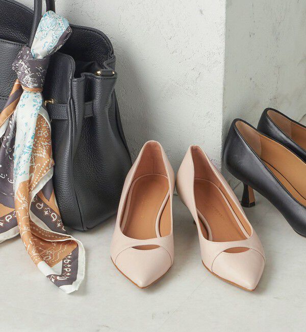 SHIPS for women「ISABELLA FERRANTE:ポインテッド ヒール」|パンプス|ベージュ