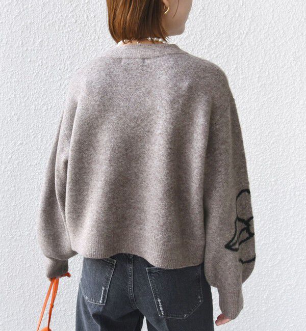 SHIPS for women「【WEB限定】〈手洗い可能〉ジャカード フラワー ニット プルオーバー」|ニット・セーター|