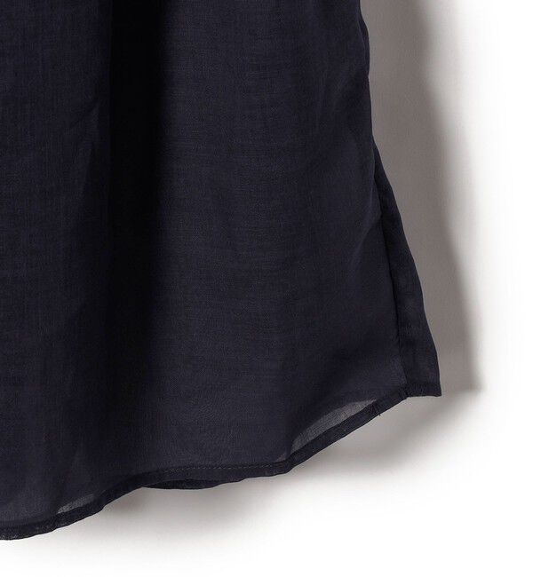 SHIPS for women「〈手洗い可能〉ポロ 衿 シアー ティアード ワンピース」|ワンピース|