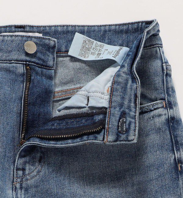 SHIPS any「Healthy DENIM:〈洗濯機可能〉ストレート ハイライズ デニム パンツ」|デニム|