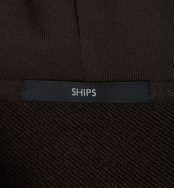 SHIPS「SHIPS: コットン ウール ジップ パーカー」|パーカー|
