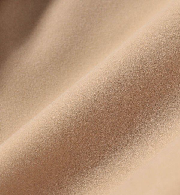 quaranciel「quaranciel〈洗濯機可能〉ポリエステル スエード スタンドカラー ジップ ショート ブルゾン」|ブルゾン・スタジャン|