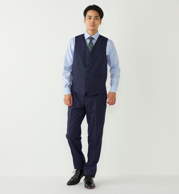 SHIPS Colors 「SHIPS Colors:〈洗濯機可能〉T/W スーツ ベスト(セットアップ対応可能)」|ベスト・ジレ|